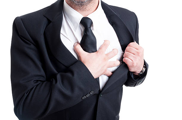 istock Elegant man having chest pain and heart attack 476678592