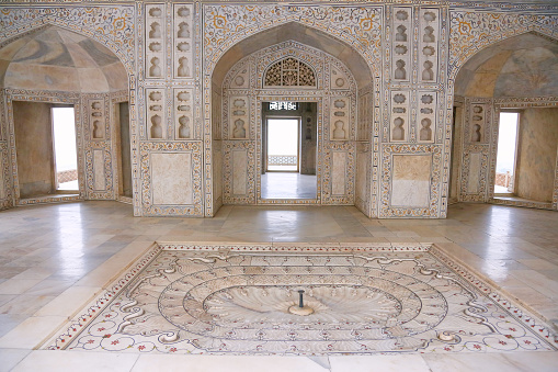 White marble palace, Agra fort, India