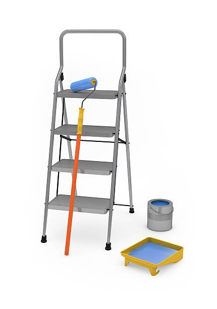 istock Painter's equipment isolated on white 476679060