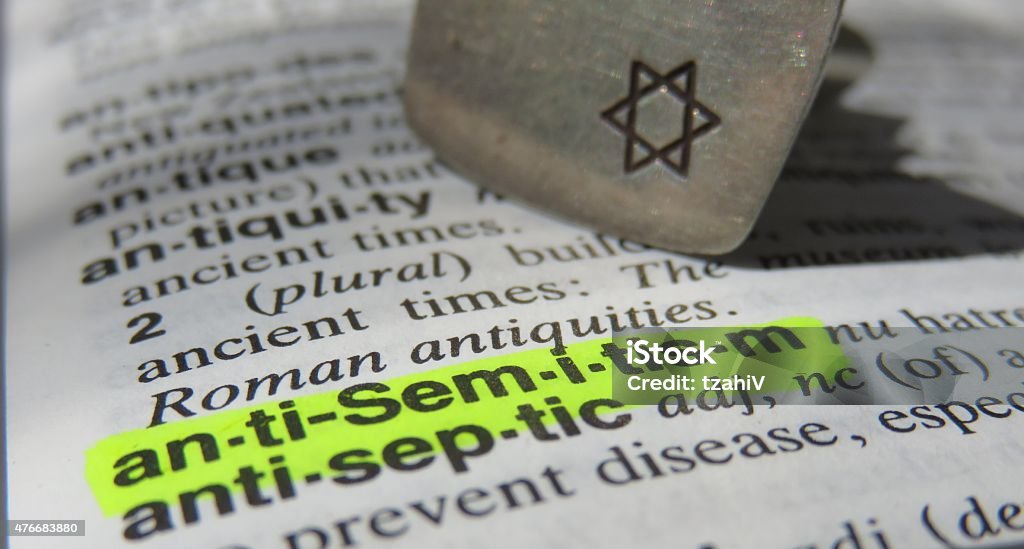 Anti-Semitism dictionary definition Anti Semitism Stock Photo