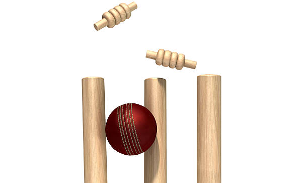 istock Cricket Ball Hitting Wickets 476687757