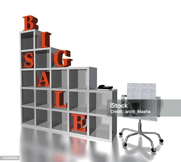 3d Red Text Big Sale Stock Photo - Download Image Now - 2015, Abstract, Alphabet