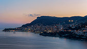 Monaco sunset