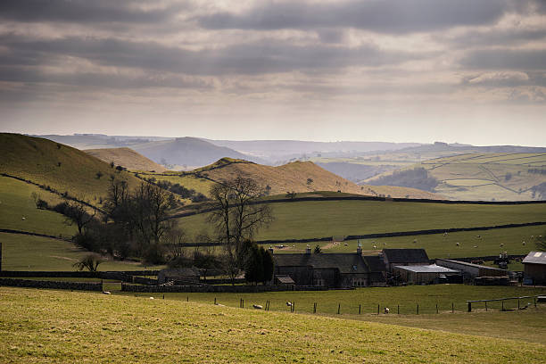 istock Beautiful sunny landscape of Peak District in UK 476696846
