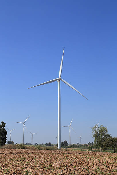 istock Wind turbine producing alternative energy 476701346