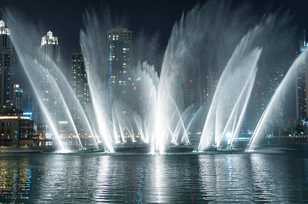 istock Dubai Dancing Fountain show 476701606