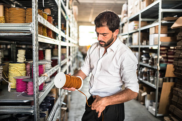 istock Industrial owner inside his factory 476703872