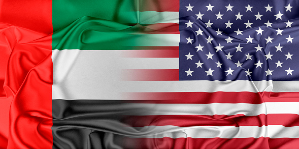 Relations between two countries. USA and United Arab Emirates