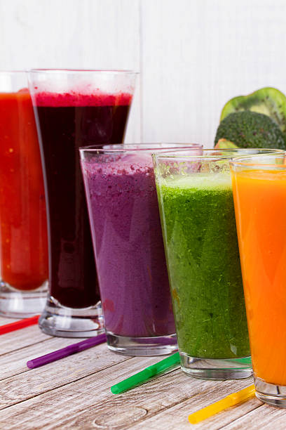 istock Fresh fruit and vegetable juice. Smoothie.  Close-up. Studio photography. 476709100