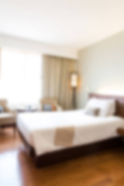 istock Abstract blur Interior of modern comfortable hotel room 476709588