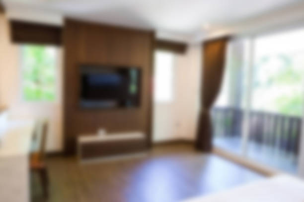 istock Abstract blur Interior of modern comfortable hotel room 476709690