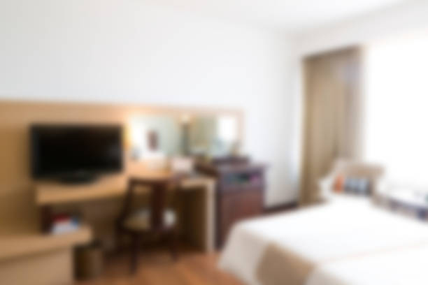 istock Abstract blur Interior of modern comfortable hotel room 476709700