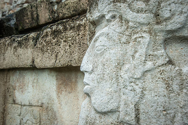 pyramid in precolumbian old city Copan