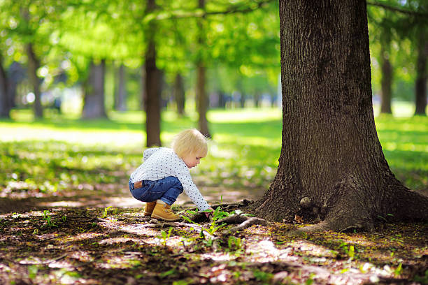 istock Toddler boy playing in the park 476715462