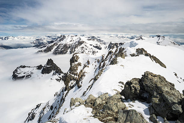 istock Mountain peaks and snowcapped ridges in the Alps 476724266