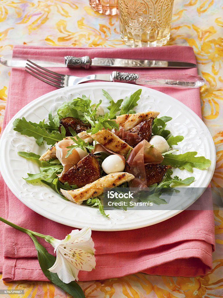 Insalata di pollo - Foto stock royalty-free di Aceto balsamico