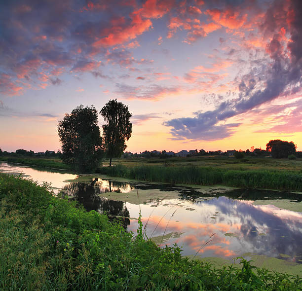 istock Dawn on the river bank 476731164