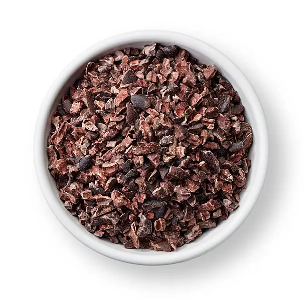 Photo of cacao nibs