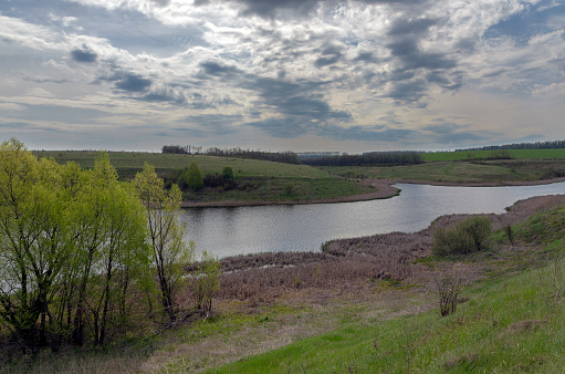 Small river in Tula region,Russia