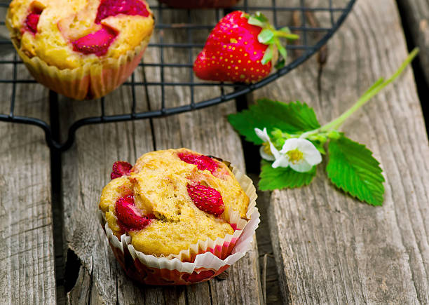 istock muffins with bran and strawberry 476737244