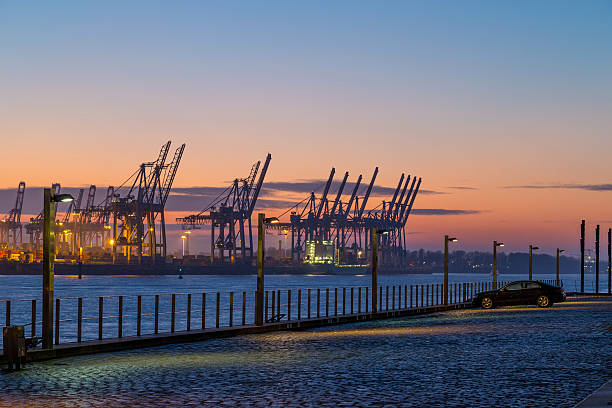 istock Parking lot at Hamburg port 476739076
