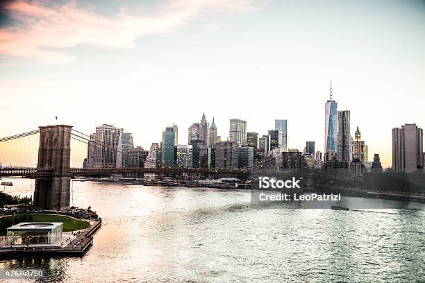 Blick Auf Die New York Skyline Der Innenstadt Stockfoto und mehr Bilder von 2015 - 2015, Arbeitsstätten, Architektur