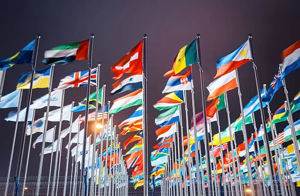 Photo of world national flags