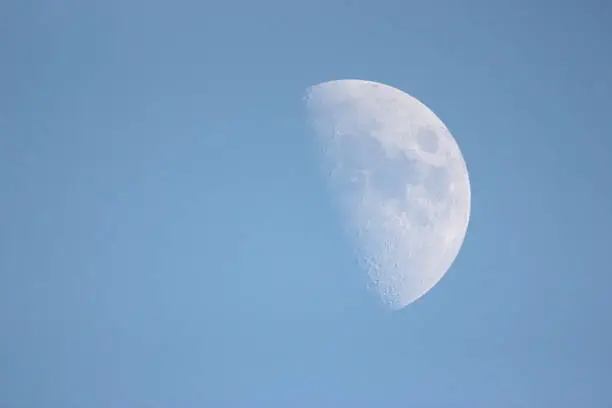 Photo of Moon in the day