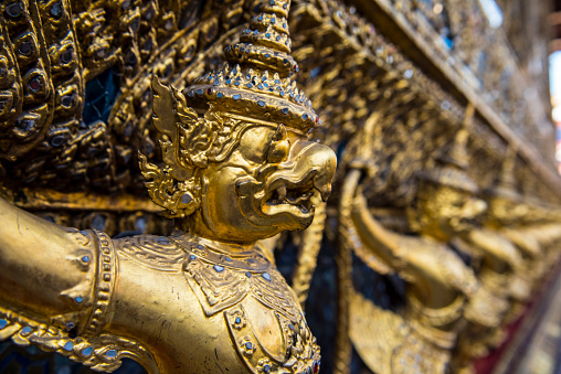 Garuda in Wat Phra Kaew, Temple of the Emerald Buddha, Grand Palace, Thailand