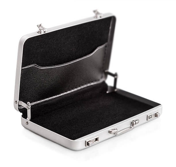 istock Aluminum case small isolated on a white background 476747402