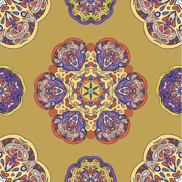 październik - foliate pattern star pattern flourish natural pattern stock illustrations