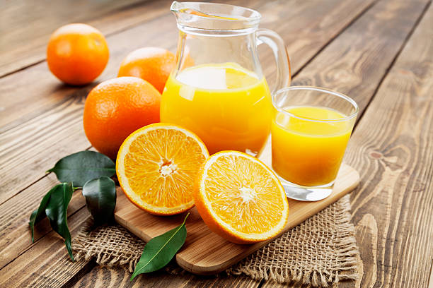 Orange juice stock photo