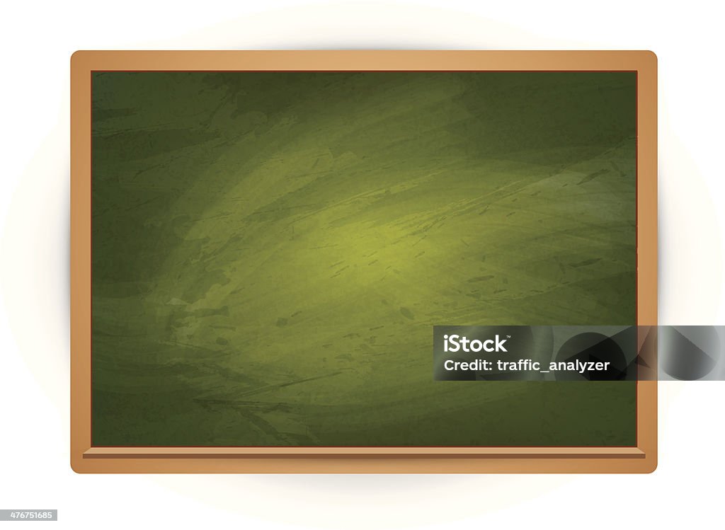 Verde chalkboard - arte vettoriale royalty-free di Aula
