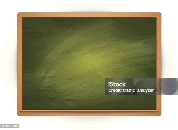 Verde Chalkboard - Immagini vettoriali stock e altre immagini di Aula - Aula, Bianco, Clip art