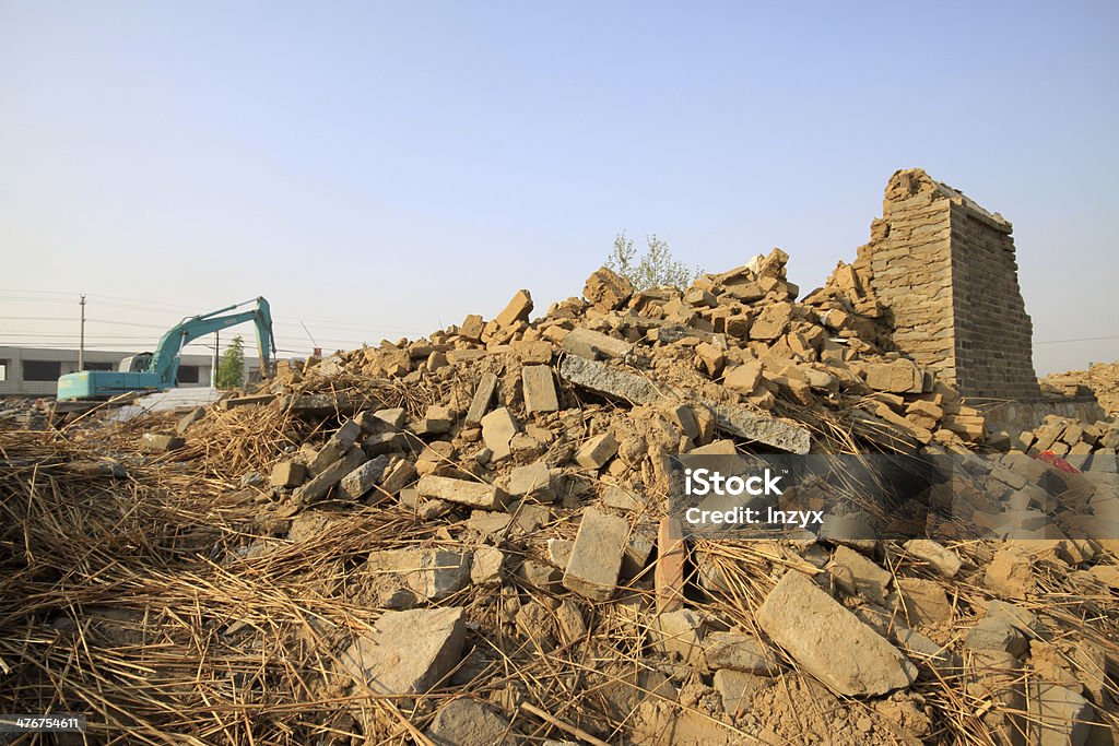 Materiais de Demolição - Royalty-free Acidentes e Desastres Foto de stock