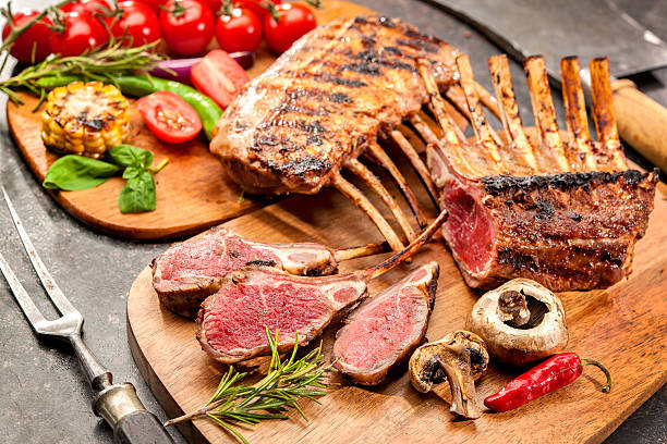 istock Grilled Rack of lamb 476756934