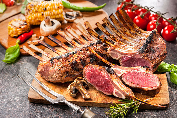 istock Grilled Rack of lamb 476757740