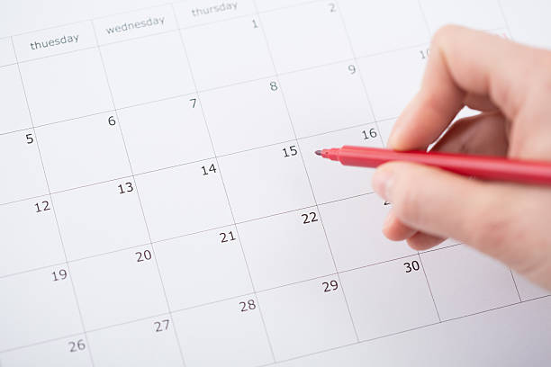 istock Month planning in the calendar 476758182