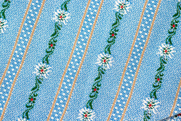 istock traditional Swiss Edelweiss shirt textile 476761109