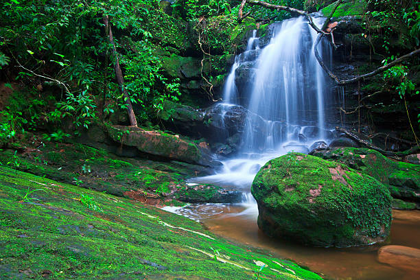 istock Beautiful  waterfall  asia thailand 476762147