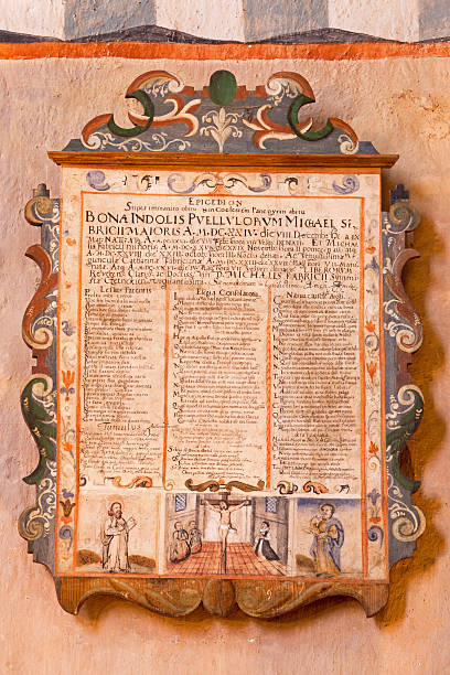 istock Stitnik - Renaissance-baroque epitaph in gothic evangelical church 476762817