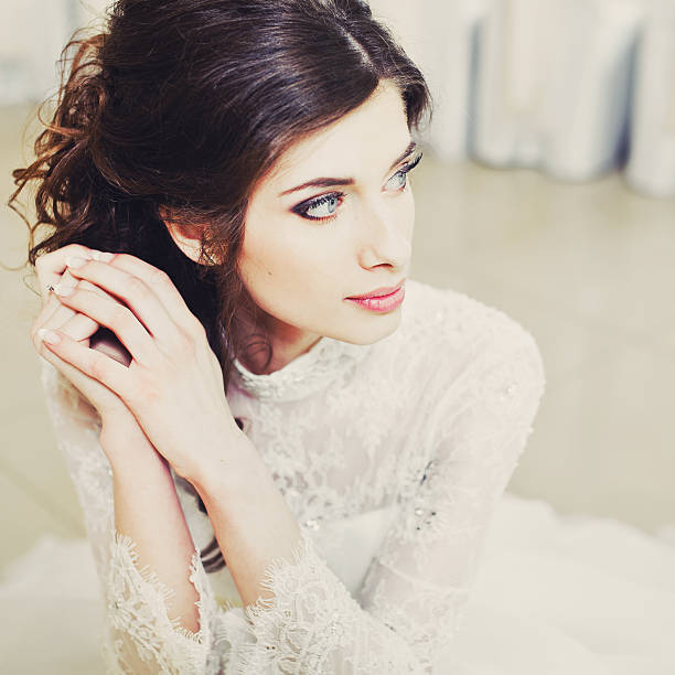 istock Wedding picture of happy bride. 476763272