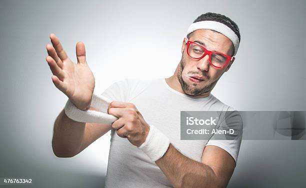 Funny Sport Man Stock Photo - Download Image Now - 2015, Adult, Adults Only