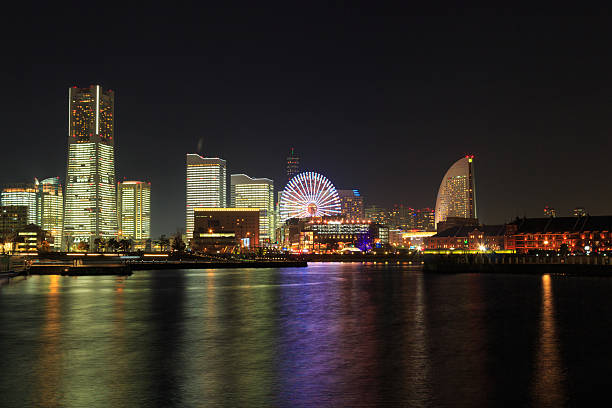 istock Minatomirai 21 area at night in Yokohama, Japan 476764304