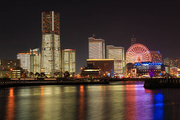 istock Minatomirai 21 area at night in Yokohama, Japan 476764514