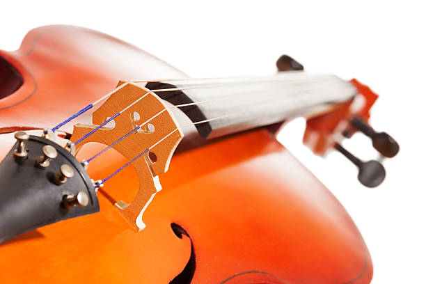 istock Cello body with bridge and F-holes on background 476771434