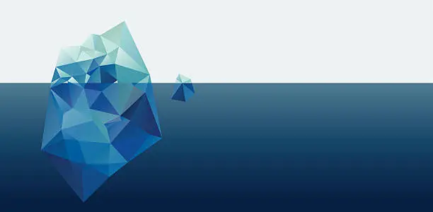 Vector illustration of Iceberg illustration