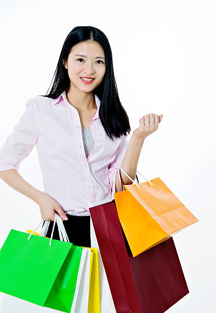istock Woman with her shopping bags 476777956