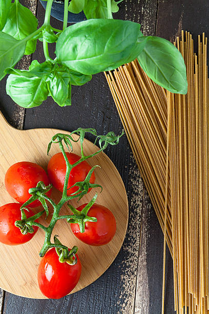 istock Tradinional Italian spaghetti ingredients 476777994