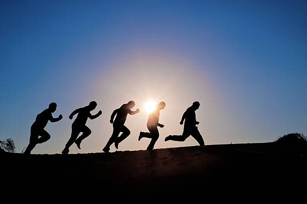 istock We're running to the finish 476787127